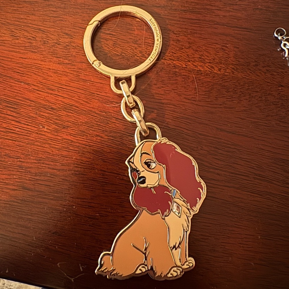 Kate Spade Lady and the Tramp Keychain